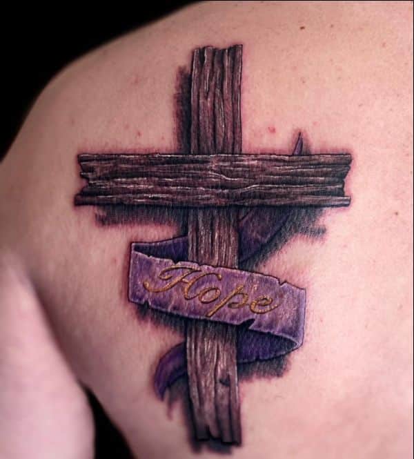 Grace Cross Rose Temporary Tattoo / Cross Tattoo / Religious - Etsy