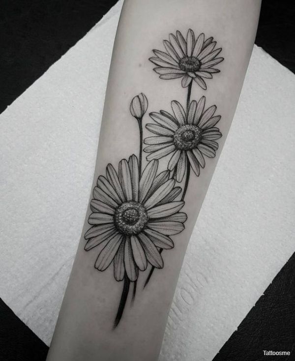 best daisy tattoos