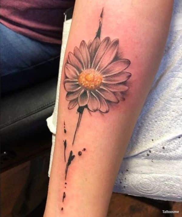 daisy tattoos for women