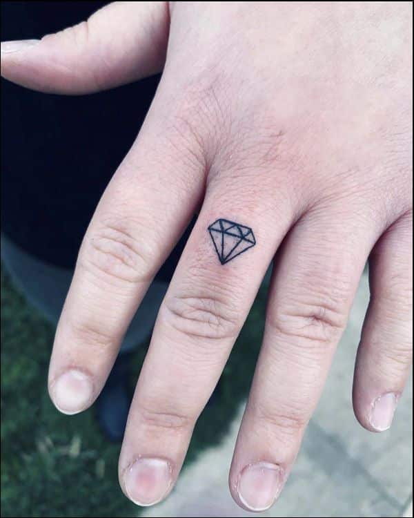 Diamond Finger Tattoo  islamiyyatcom