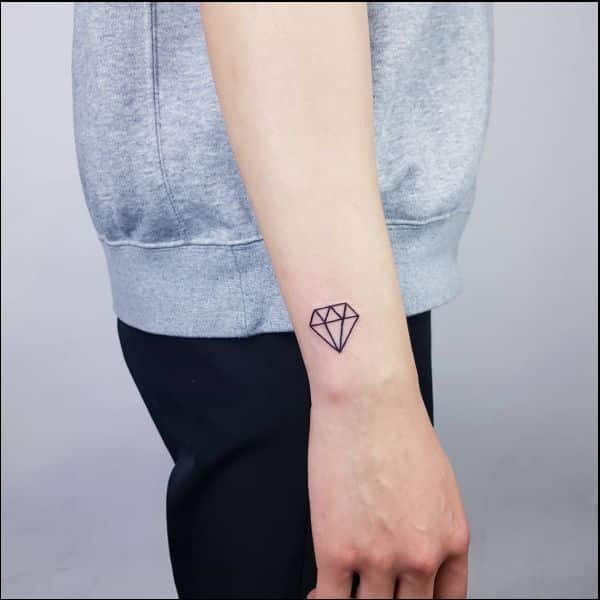 60 Best Diamond Tattoo Design Ideas With Meaning