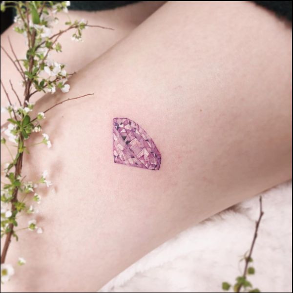 cute diamond tattoos