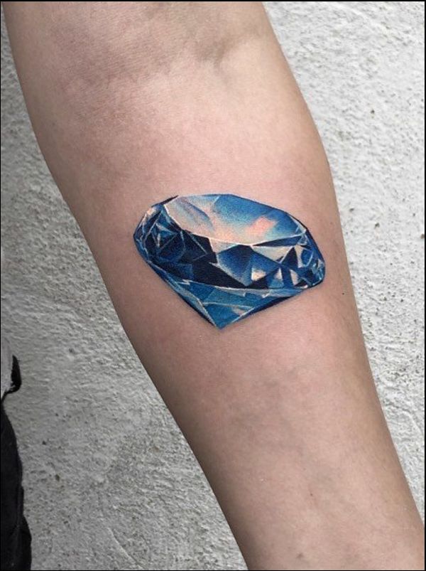 diamond tattoo on arm