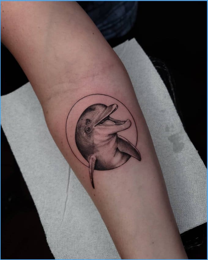 40 Lovely Dolphin Tattoos and Meanings  Art and Design