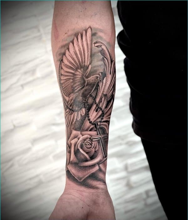 Share 83+ dove tattoos for men best - esthdonghoadian