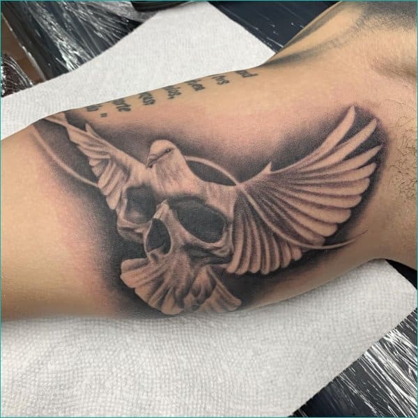 amazing dove tattoos