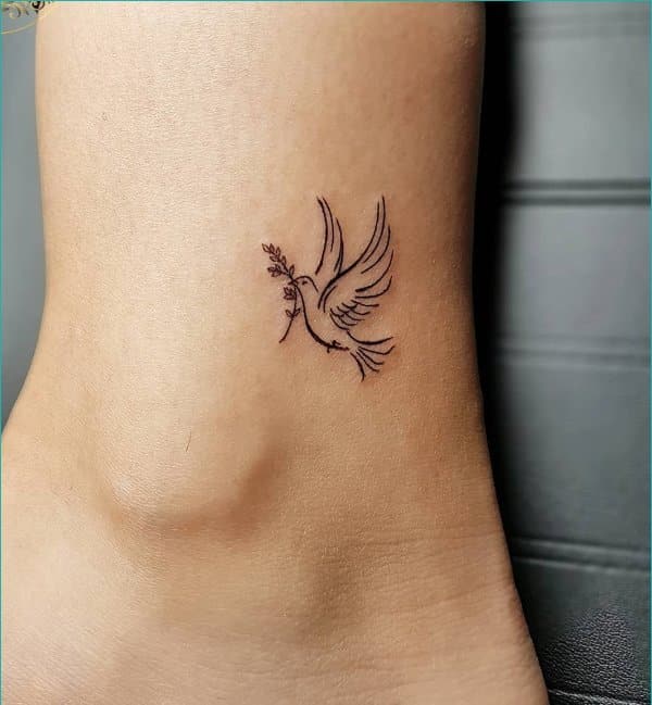61 Small Dove Tattoos and Designs with Images  Small dove tattoos Trendy  tattoos Dove tattoos