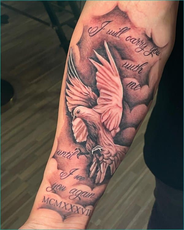 Best dove tattoos on arms