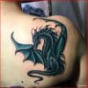 colorful dragon tattoo