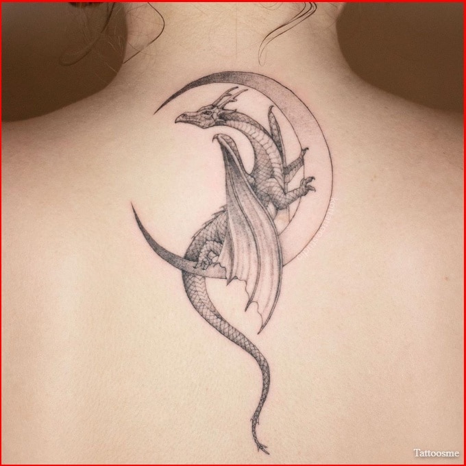 Dragon tattoos back pieces