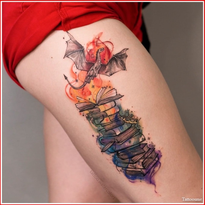 fire Dragon tattoos designs