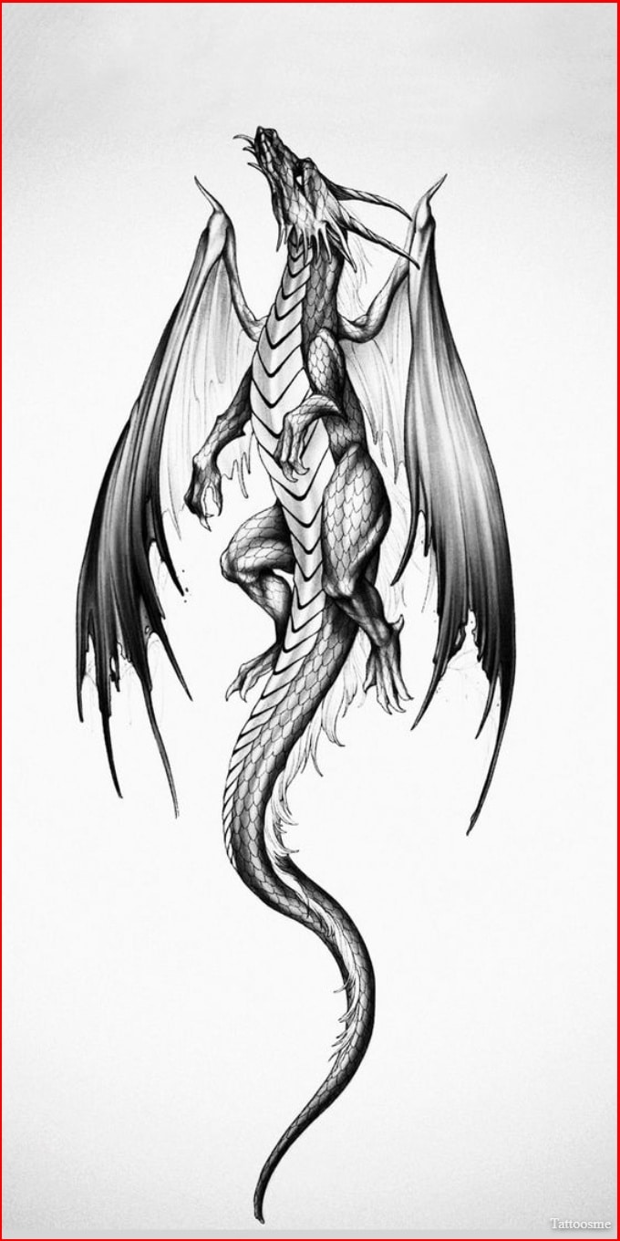 caraxes dragon from game of thrones tattoo ideas
