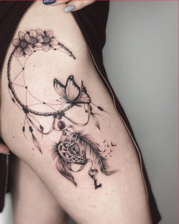 Dreamcatcher Tattoos 51 Best Dreamcatcher Tattoos Designs  Ideas