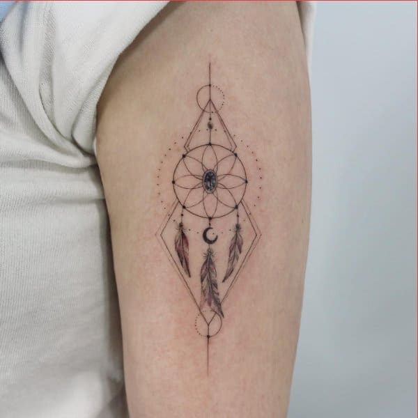 dreamcatcher tattoos small