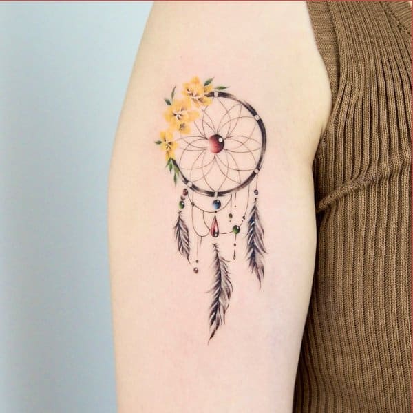 dreamcatcher tattoos feminine