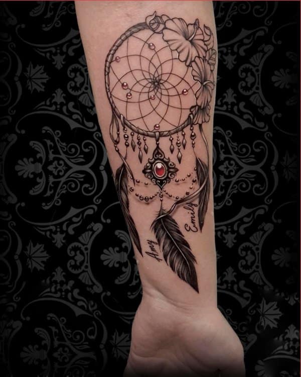 dreamcatcher tattoos on your arm