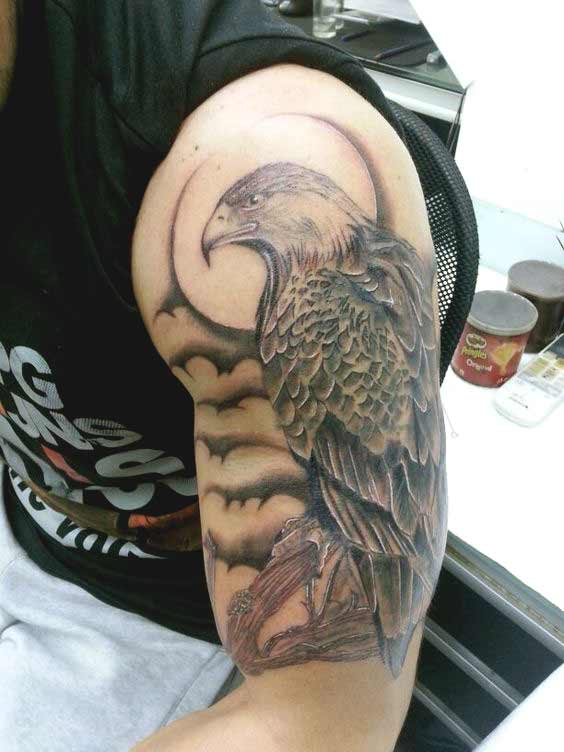 Shoulder Traditional Eagle tattoo at theYou.com