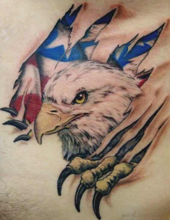 Best eagle tattoos designs ideas men women 40