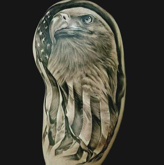 Bald eagle tattoos