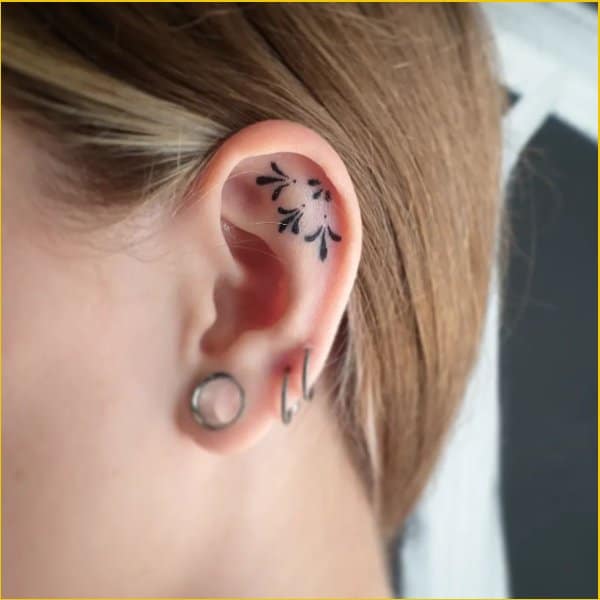 Vine Ear Tattoos Are Going Viral on Instagram  Ear Tattoo Idea