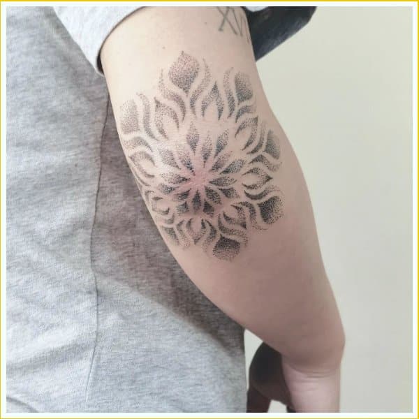 Mandala Tattoo Elbow