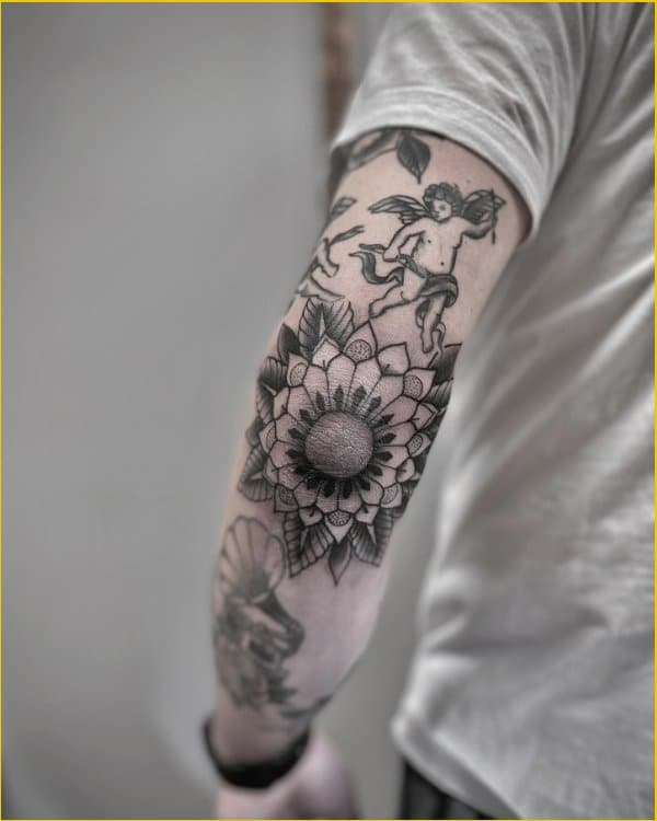 Details more than 78 elbow tattoo drawings latest  thtantai2