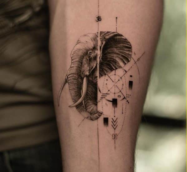 best elephant tattoos for men