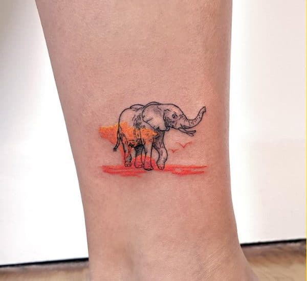 elephant tattoos designs