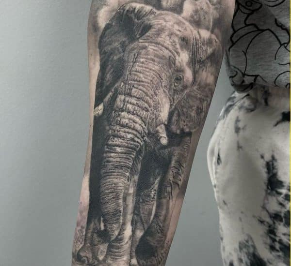 elephant tattoos for boys