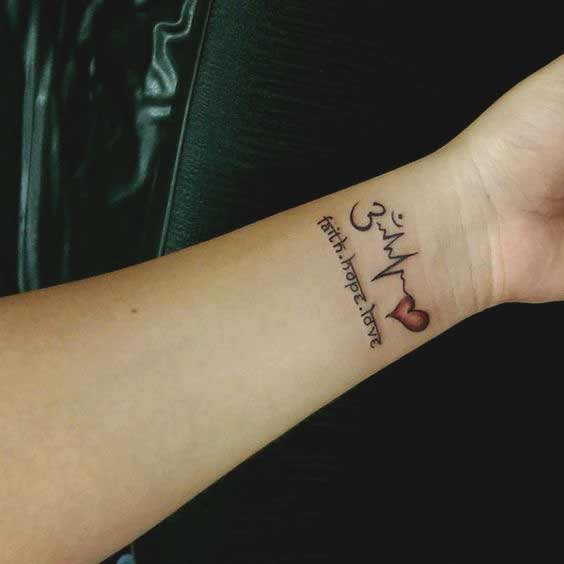Faith Hope Love Tattoos - 45 Perfectly Cute Tattoos With Best Placement