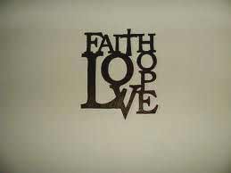 Faith hope love tattoo on shoulder