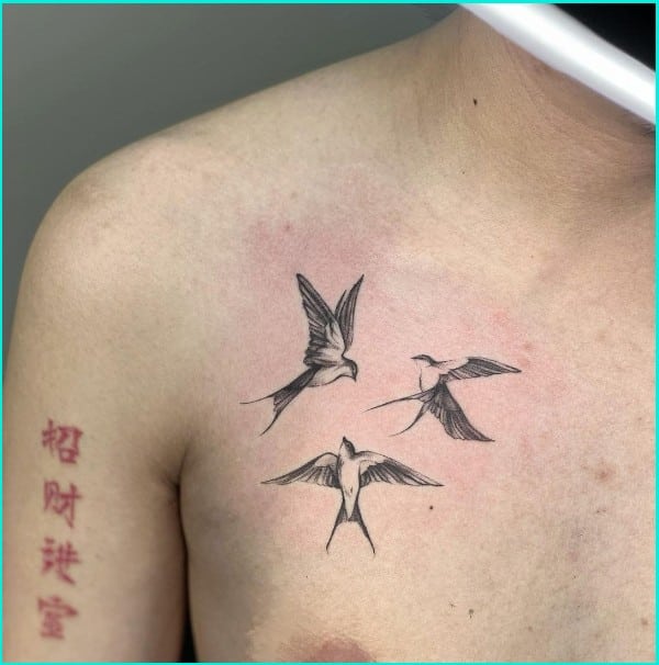 family birds tattoo ideas