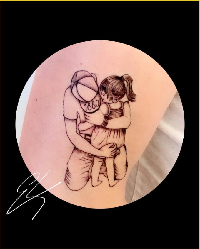 father tattoos for daughter