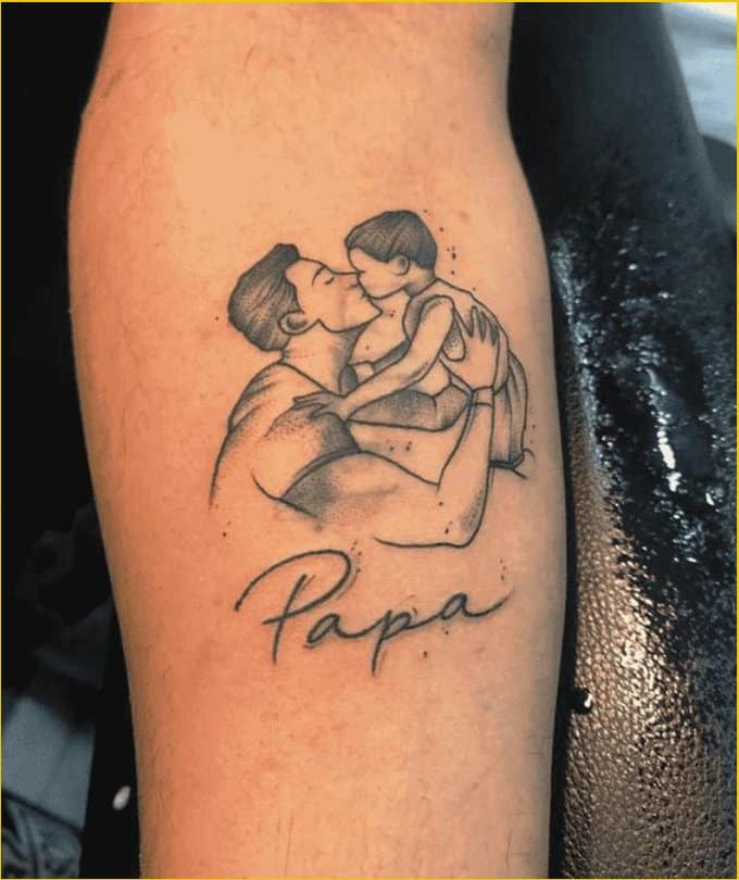 44+ Lovingly Emotional Father Dedicated Tattoos Designs & Ideas