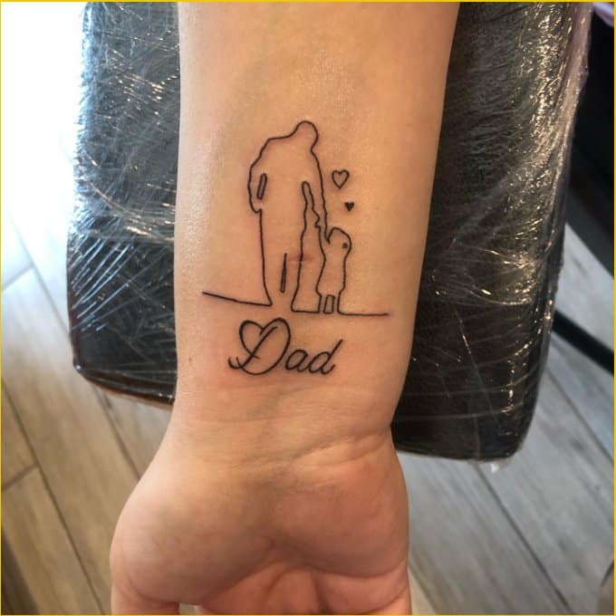 father tattoos for daughter