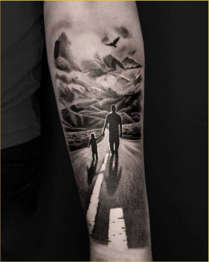 26+ Memorial Tattoo For Dad Ideas That Will Blow Your Mind! - alexie