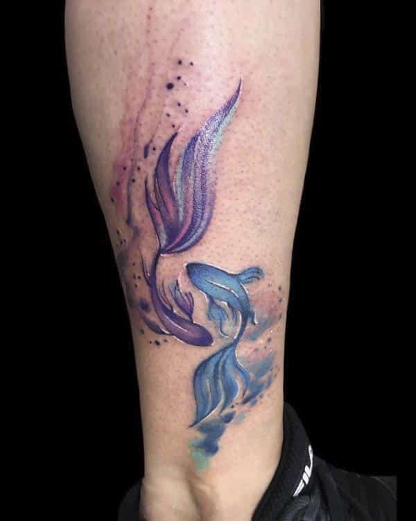 fish tattoos colorful