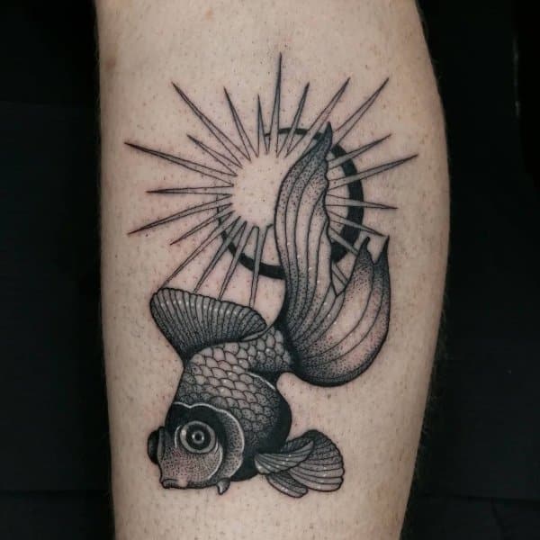 Tattoo uploaded by Pancho tattoos  Traditional fish tattoo  Tattoodo