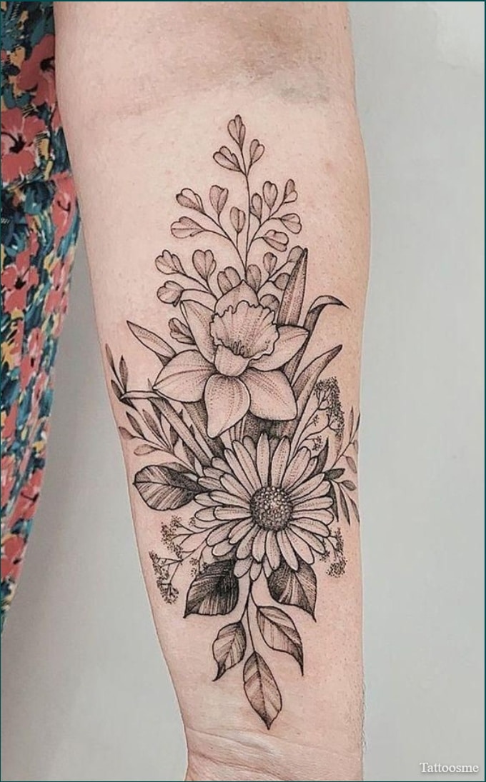 50 Best Flower Tattoo Designs To Make You Bloom Top Ink Ideas  Saved  Tattoo