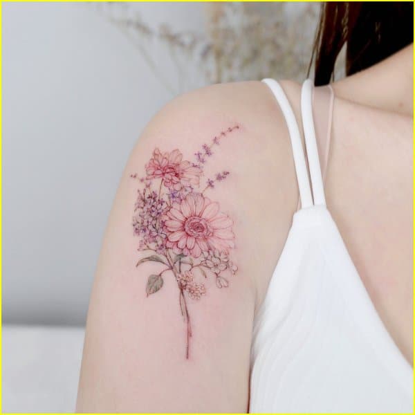 Flower tattoos designs ideas men women