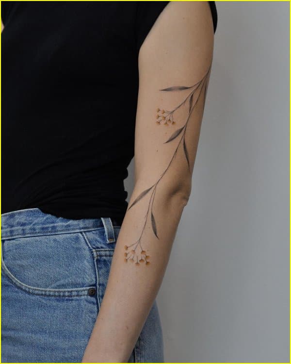 flower tattoos girl full sleeve