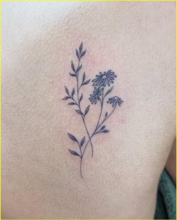 Best flower tattoos designs ideas 46