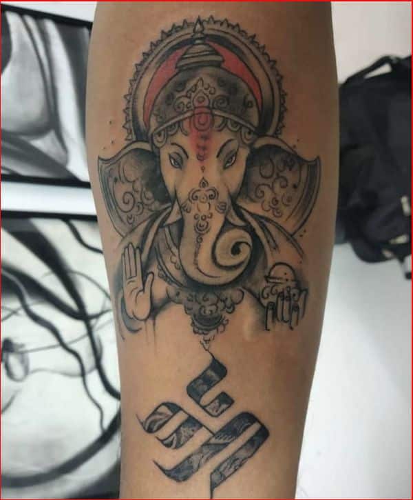 ganesha indian tattoos