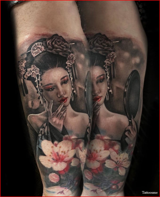 Japanese geisha tattoos