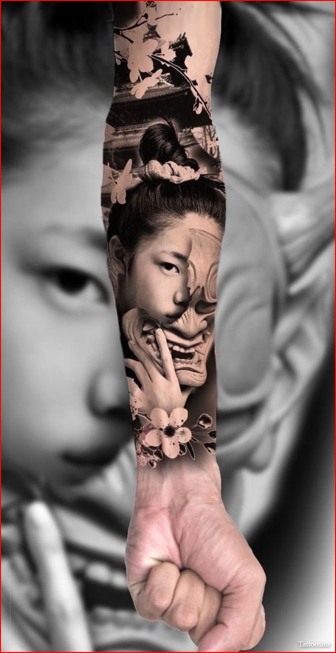 Geisha tattoo art