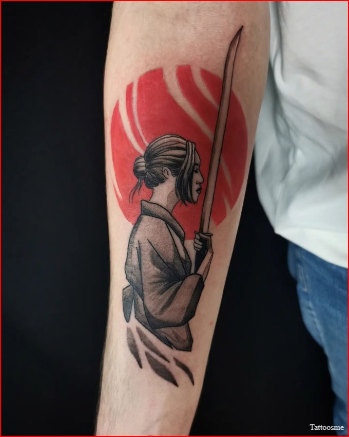 Geisha tattoo sleeve