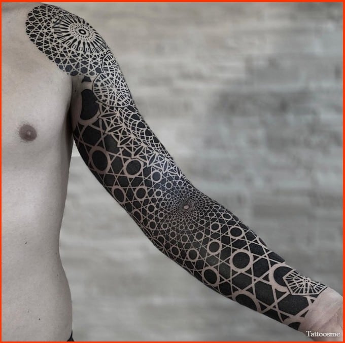 geometric tattoos for men