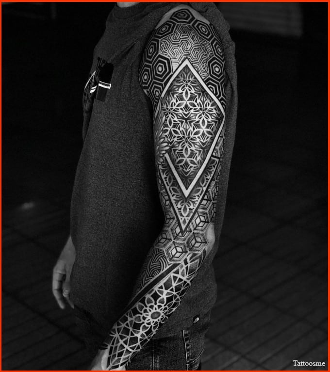 Geometric 3D Design 1  ArtWear Tattoo