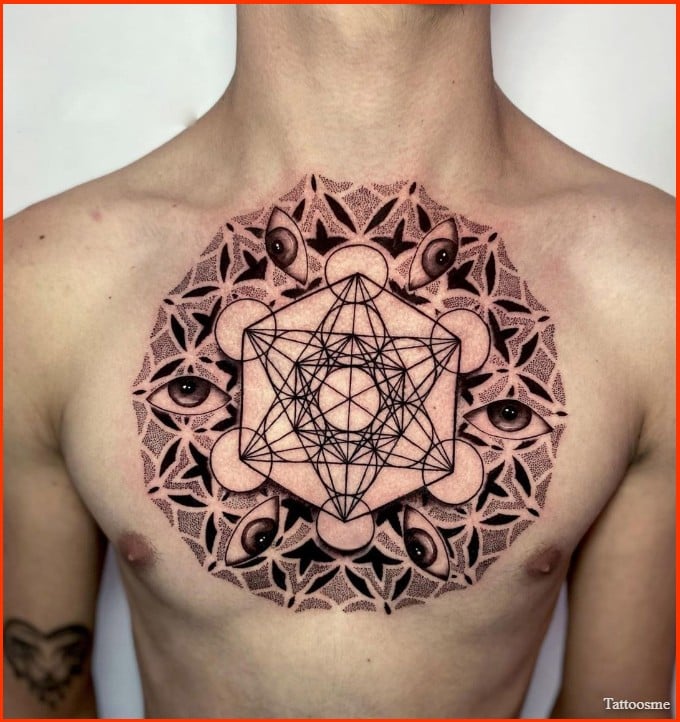 Best geometric tattoos 47