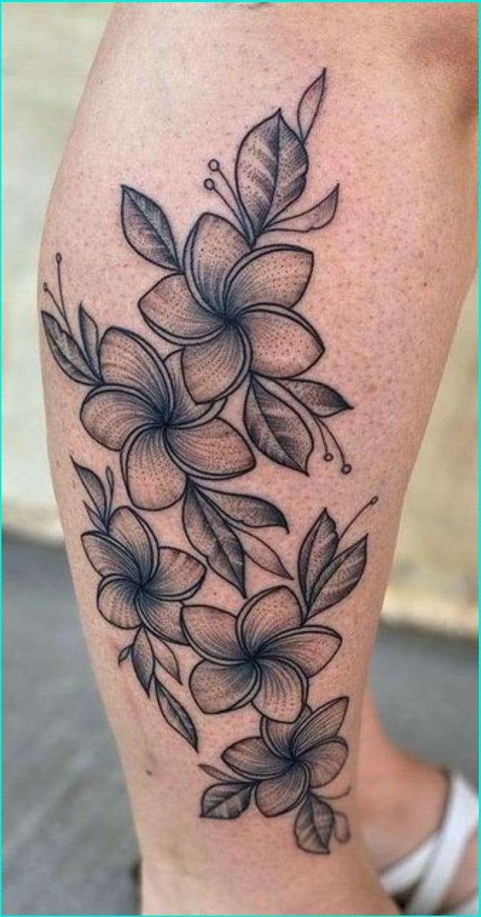 plumeria tattoo